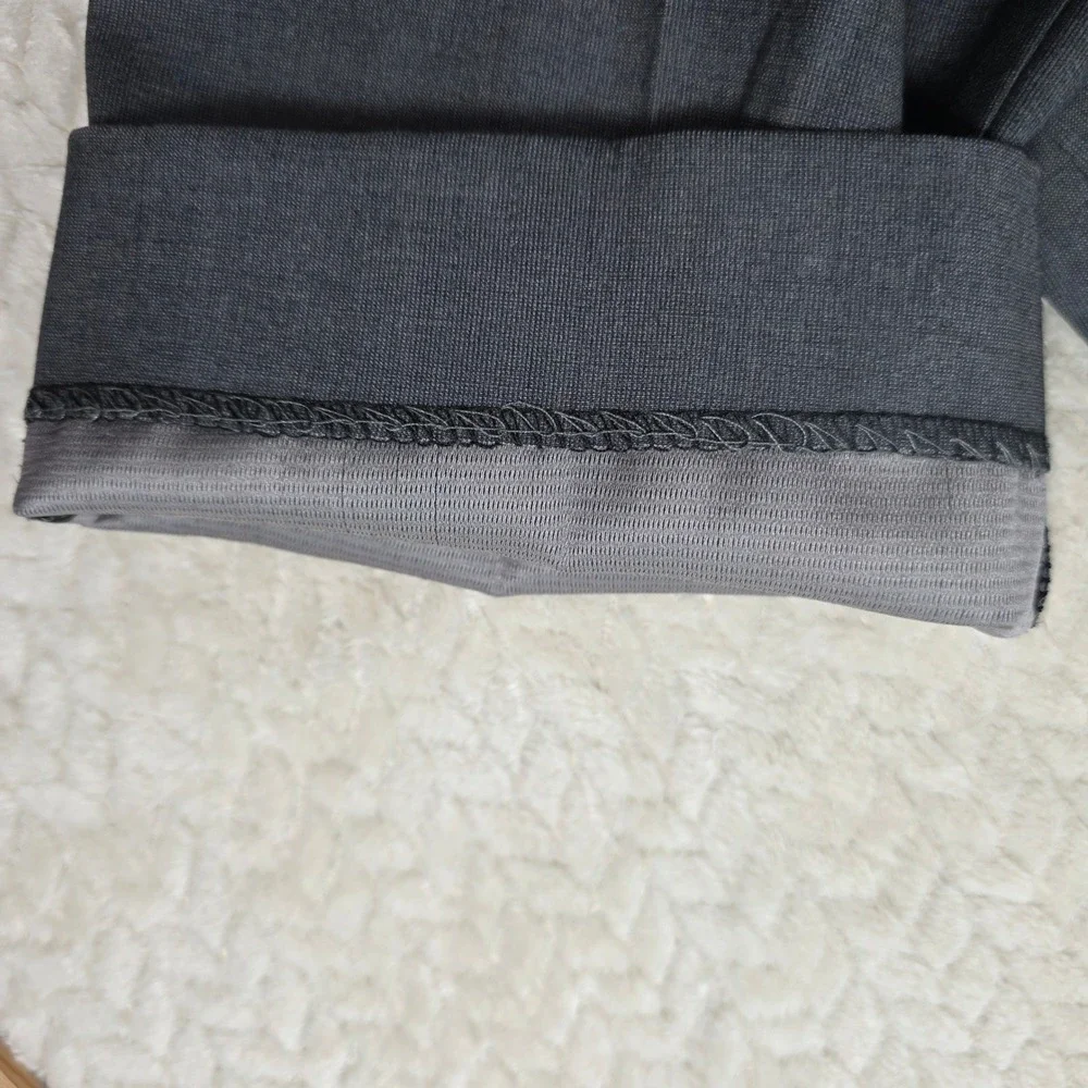 Perry Ellis Portfolio City Fit Grey Dress Pants Grey 31x30 (26) Altered Mens